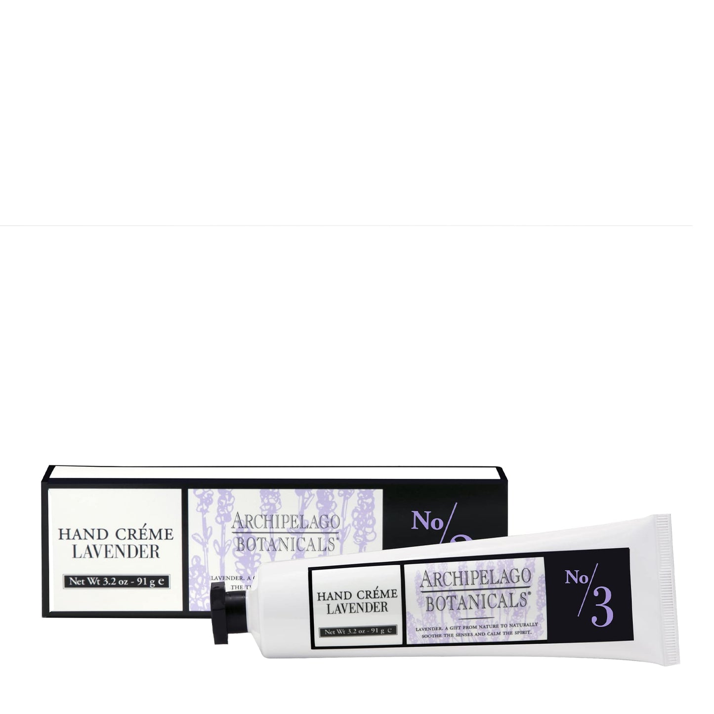 Archipelago Botanicals Lavender Hand Crme | Rich And Lightly Scented Lotion For Cuticles And Rough Spots | Premium Plant Extract