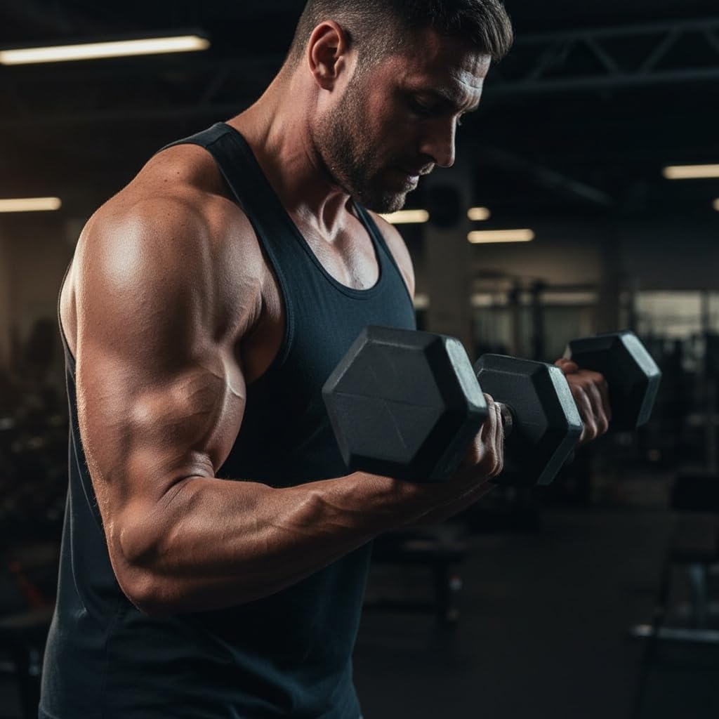 Rubber Hex Dumbbell Set - Premium Coated Free Weights for Home Gym | Multiple Weight Options 15-550 lbs