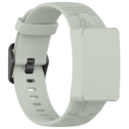 CORXEFXEF 2Pcs Watch Bands with Protector Case Fit for Whoop 4.0/5.0 Life MG/Peak/One,Waterproof Adjustable Band Replacement Strap,Soft Silicone Sports Loop Strap for Men & Women (Green&Beige)