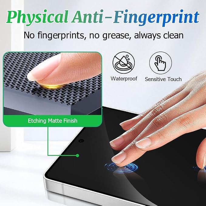 2 Pack Galaxy S26 Anti spy Privacy Screen Protector, 9H Tempered Glass