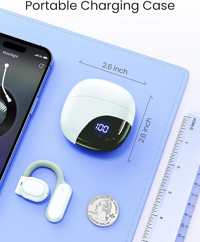 AI Translation Earbuds Real Time 164 Languages 80H Playtime Translator Ear Buds