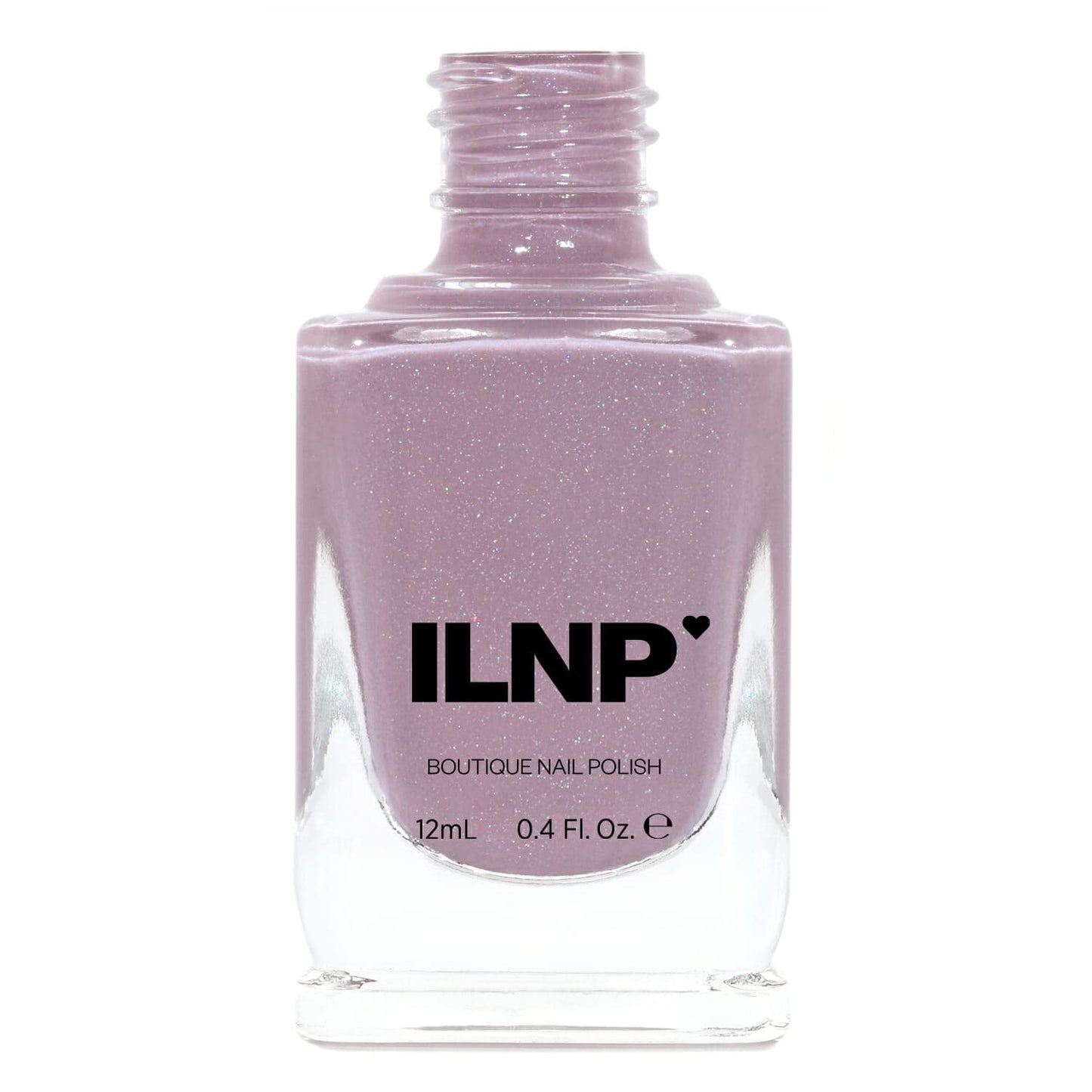 Ilnp Internship - Dusty Plum Neutral Nail Polish, Subtle Holographic, Chip Resistant, 7-Free, Non-Toxic, Vegan, Cruelty Free, 12