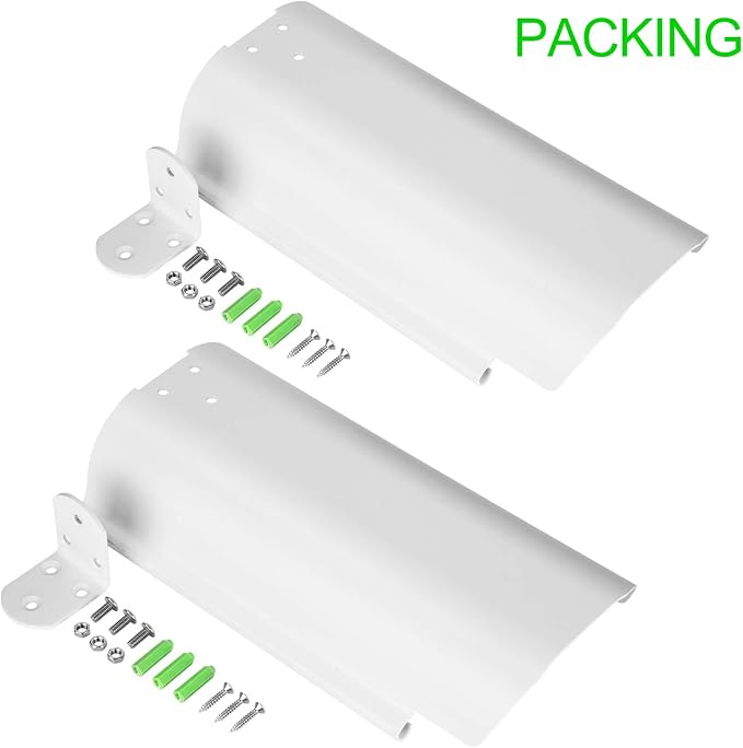 2 Pack Universal Sun Rain Shade Camera Cover Shield, Protective Roof