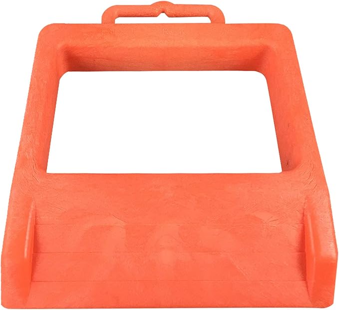 ROBLOCK Pallet Jack Chock Heavy Duty Wheel Chock, Pallet Jack Stopper for Truck 14.2" Length x 11.2" Width x 2" Height (1 Pack, Orange)
