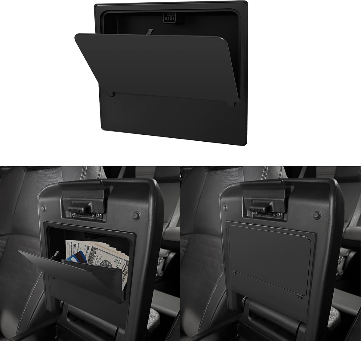 Muslogy Console Hidden Box & Cup Holder for 2025 2026 Toyota 4Runner