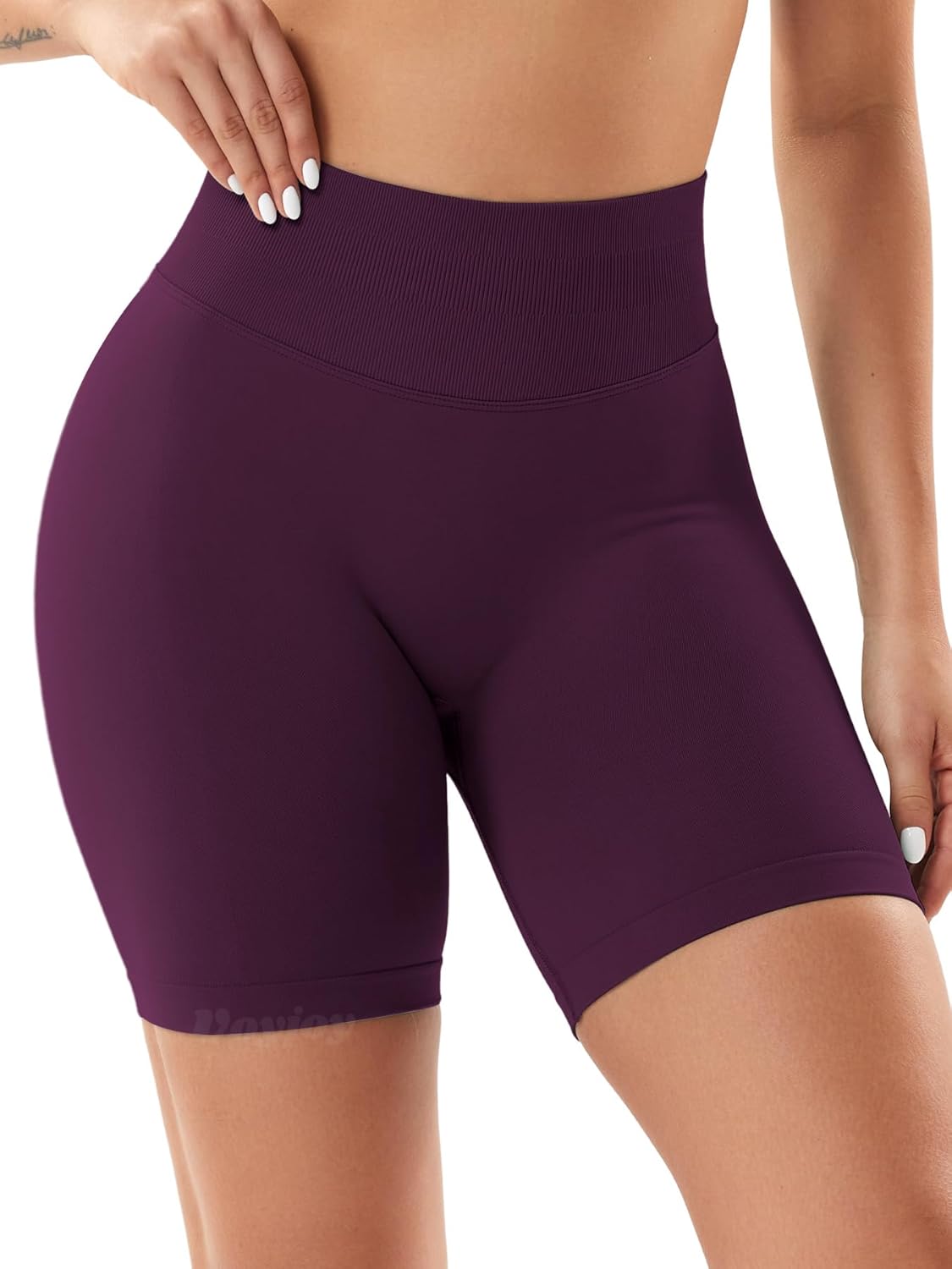 VOYJOY Women's Workout Shorts - Scrunch Butt Lifting Seamless Biker Shorts | 2.5" to 6" Sizes