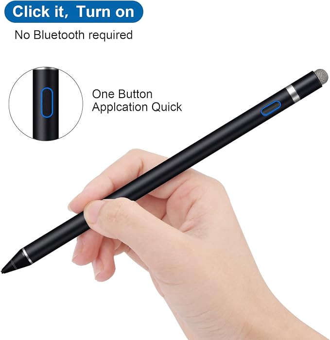 Active Stylus Pens for Touch Screens, Active Pencil Smart Digital Pens Fine