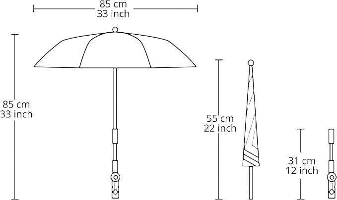 Tripod Umbrella, Blocks Rain/Sunlight