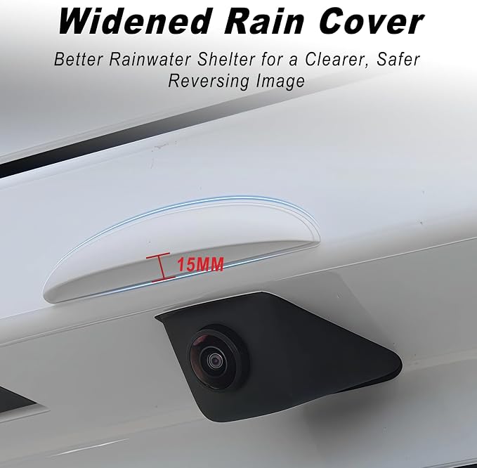 Car Rear View Camera Cover, Anti-Rain Backup Camera Rain Shield, Silicone