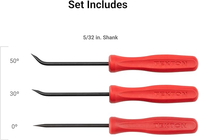 TEKTON 5/32 Inch Mini Pry Bar Set (3-Piece) | LRD90804 | Made in USA