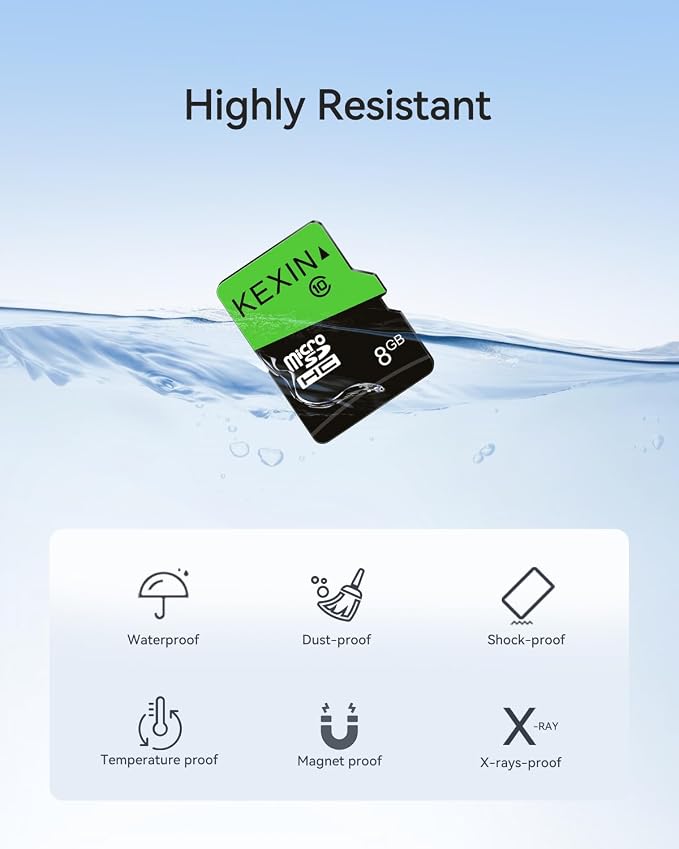 KEXIN 8GB Micro SD Card 3 Pack