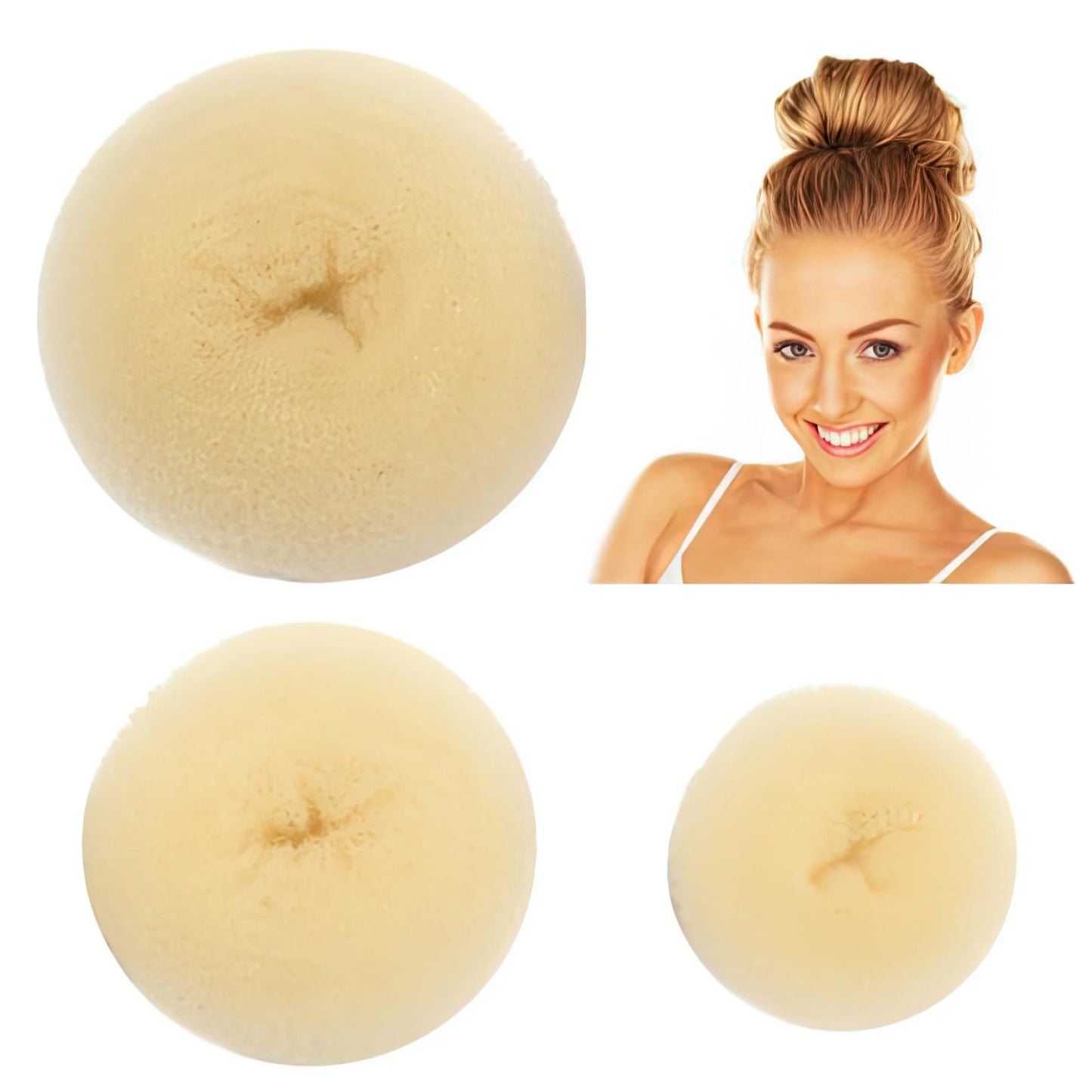 Styla Hair Donut Hair Bun Maker For Kids, Ballet Buns Maker For Kids, Sock Bun Hair Maker, Donut Bun Maker Hair, Easy Bun Hair B