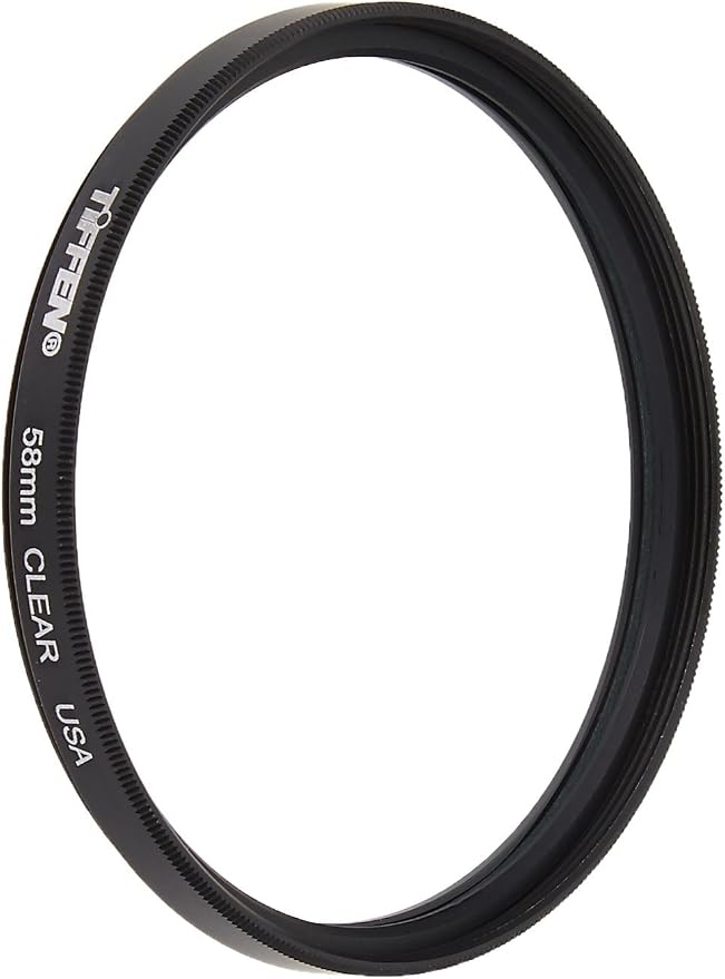 Tiffen 58CLR 58mm Clear Camera Lens Filter