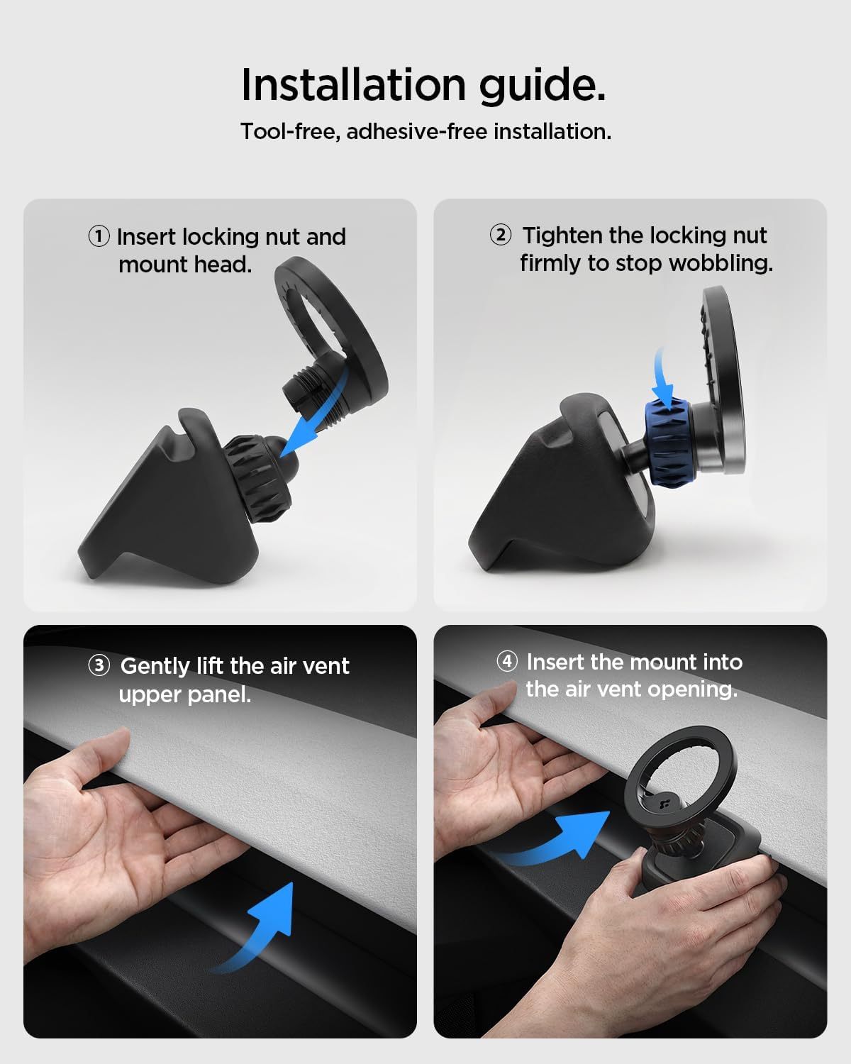 Spigen Tesla Air Vent MagSafe Mount for Model Y Juniper & YL & 3 Highland