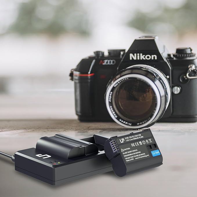 LP EN-EL15 EN EL15a Battery Charger Pack, Compatible
