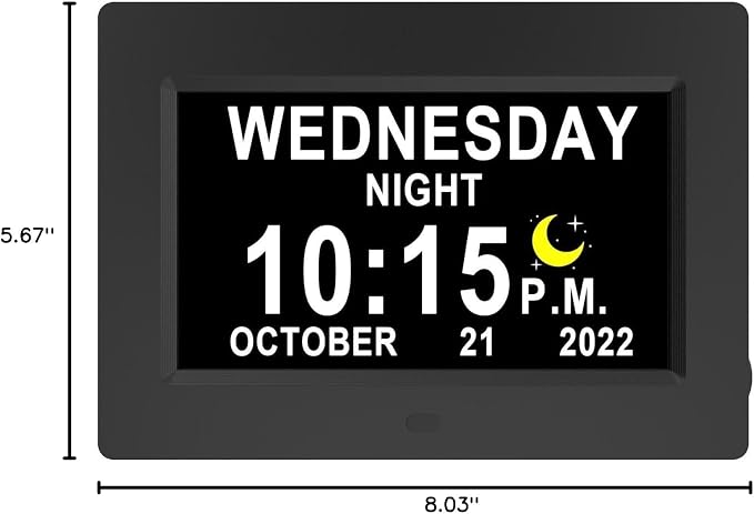 MASSII 27 Alarms Digital Talking Clock
