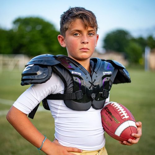 Champro Scorpion Youth Football Shoulder Pad - Lightweight Protection for Young Athletes