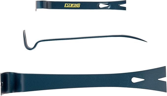Estwing 18" I-Beam Pry Bar & 3-Piece Pry Bar Set with 5.5", 7.5" & 10" Nail Pullers