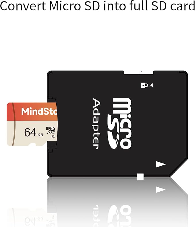 Micro SDXC 64GB Memory Card, MindStor 90MB/s Read Speed TF Card
