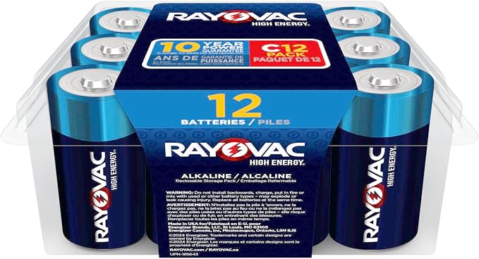 Rayovac C Batteries, C Cell Battery