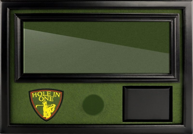 ProActive Sports Hole in One Ball and Scorecard Display (15.5” x 11”) - Black
