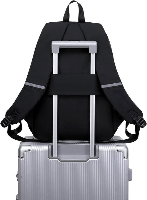 Abshoo Big Student Laptop Backpack - Stylish Black Bookbag for College & High School Girls