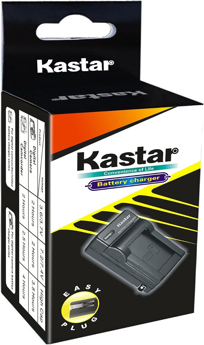 Kastar 2-Pack Battery & AC Wall Charger Replacement