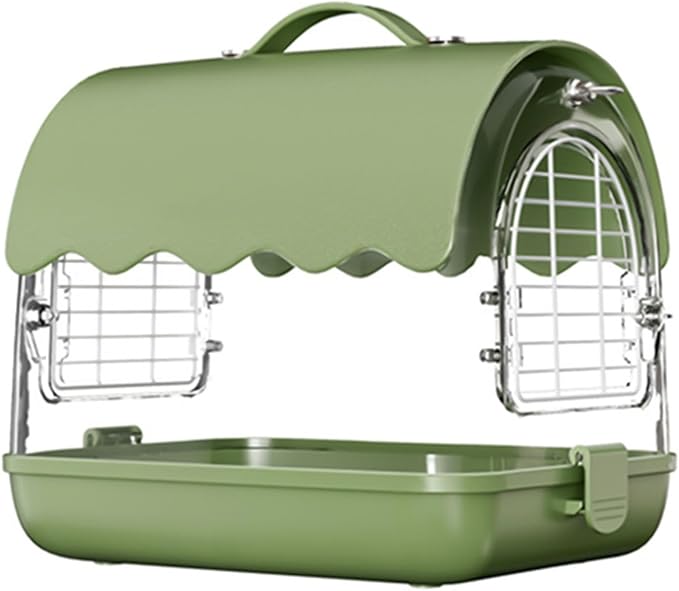 Acrylic Bird Carriers Suit Small Bird Cage Garden Security Parrots Enclosure for Lovebird Parrots Swallow Goldfinches