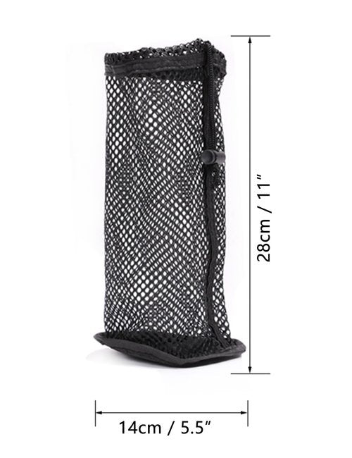 3Pcs Nylon Golf Ball Bag Drawstring Mesh Pouch Golf Ball, can Storage for 48-56 Golf Balls Bag Golf Accessory Outdoor Sports Supplies Set