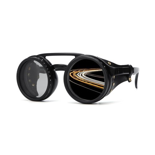Adjustable Men Sunglasses Stepless, Using ND filter, adaptive Women Sunglasses,1-9 Levels for outdoors - Eyewear with Adjustable fit