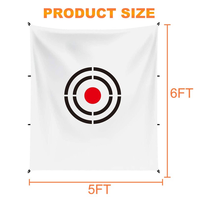 Sharellon Golf Target Cloth - Portable Driving Range 5x6FT Golf Hitting Training Aid for Golfers Father Gifts Backyard & Garage
