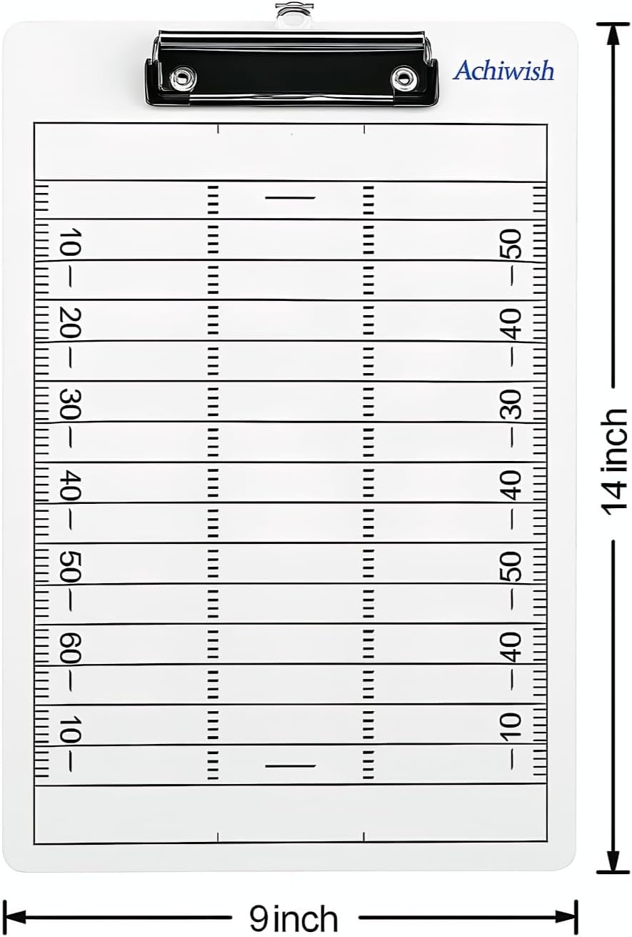 Skiennix Football Clipboard - Premium Double-Sided Dry Erase Board with Tactics Field & Lineup Planner