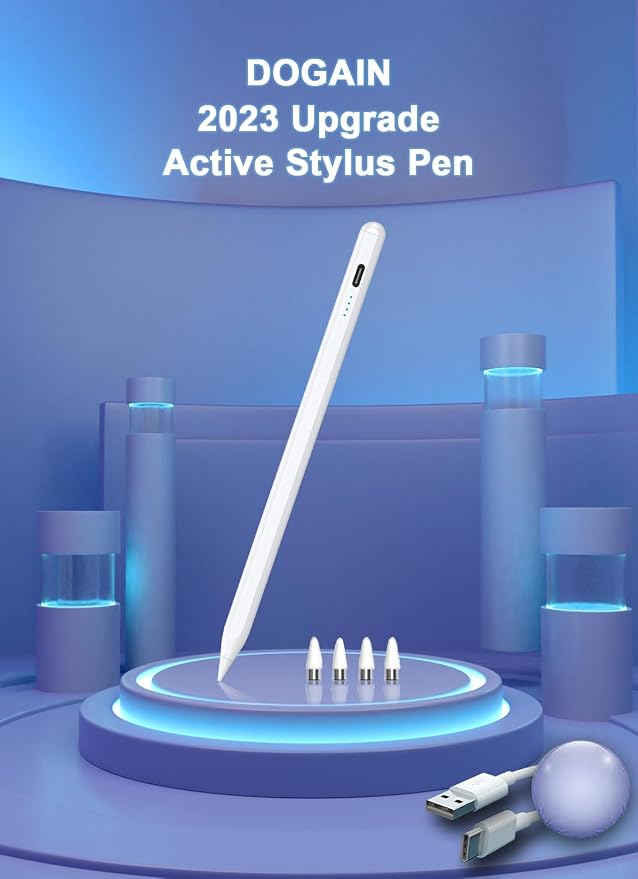 Stylus Pens for Touch Screens Power-Display Tablet Pen POM Tip Magnetic Digital