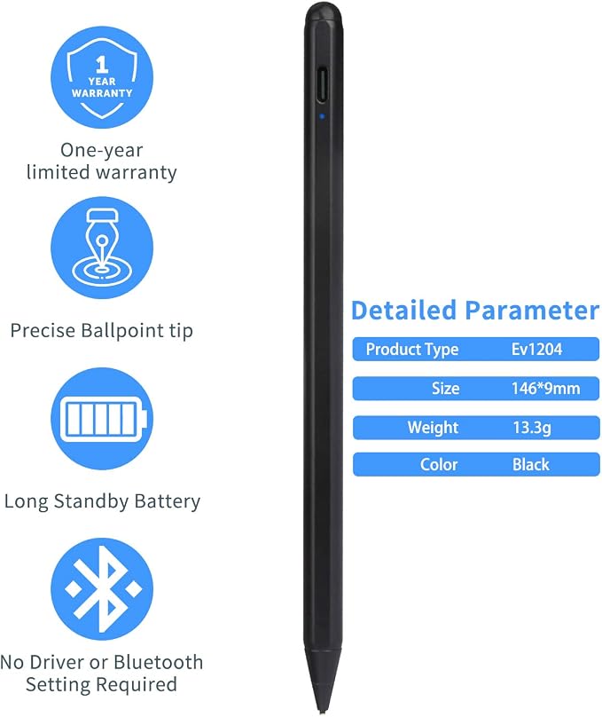 Stylus Pens for Lenovo Yoga Tab Pencil, Active Stylus Pen for Touch Screen