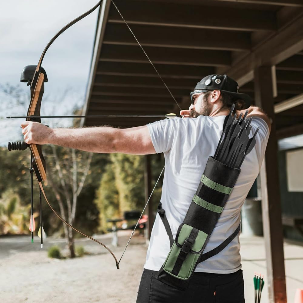 PSKOOK Archery Back Arrow Quiver - Lightweight Design for Easy Carrying | Durable and Compact