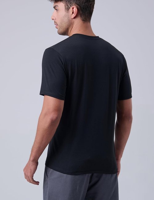 Liberty Pro Men's Casual Henley Shirts - 3-Pack Comfort Soft Stretch Tees, Relaxed Fit Summer T-Shirts