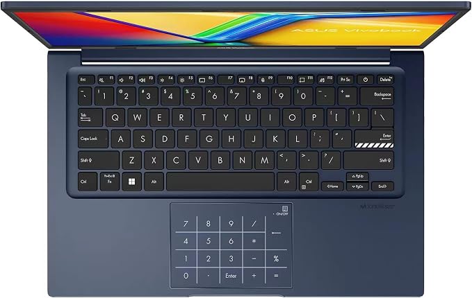 ASUS Vivobook 14" Laptop - FHD (1920 * 1080) - Intel Core i7-1355U - 10 Cores - Intel UHD Graphics - Copilot - Privacy Camera - Windows 11 Home - w/Wireless Mouse (16GB RAM | 1TB SSD)