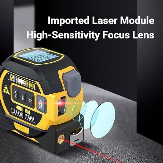 5m/16ft Digital Laser Tape Measure, WTWD 100m/328ft Laser Distance Measure