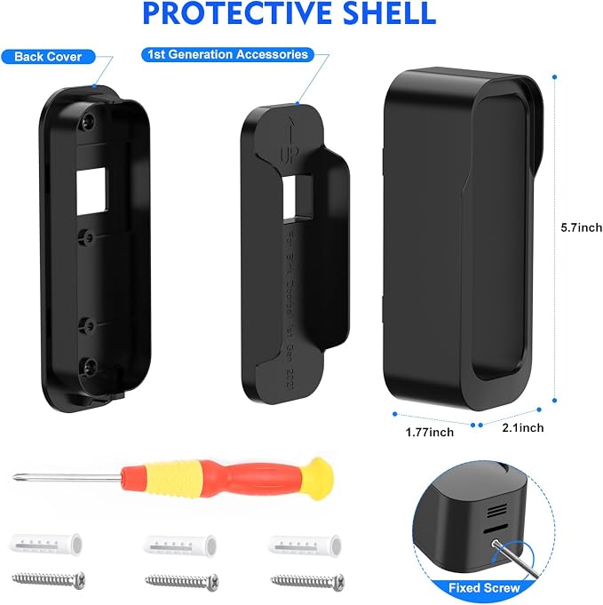New No Drill Mount for Blink Video Doorbell Camera, Adhesive Blink Doorbell
