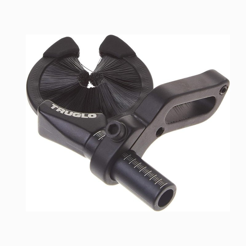 TRUGLO EZ-Rest Capture-Style Contained-Brush Left-Hand Convertible Ultra-Lighweight Quiet Tough All-Weather Black Archery Arrow Rest