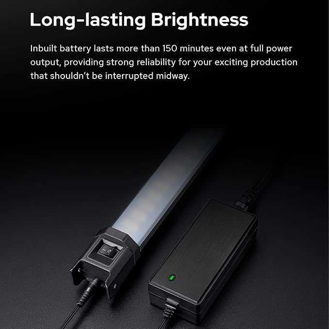 Godox TL120 RGB LED Video Light Stick Wand, Handheld Tube Light, Adjustable