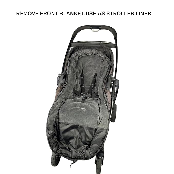 Toddler Stroller Footmuff Cosy Toe Buggy Pushchair Sleeping Bag, Easy Open & Removable Front Piece,Special Design Fits All Travel Gears Perfectly, 6-48M