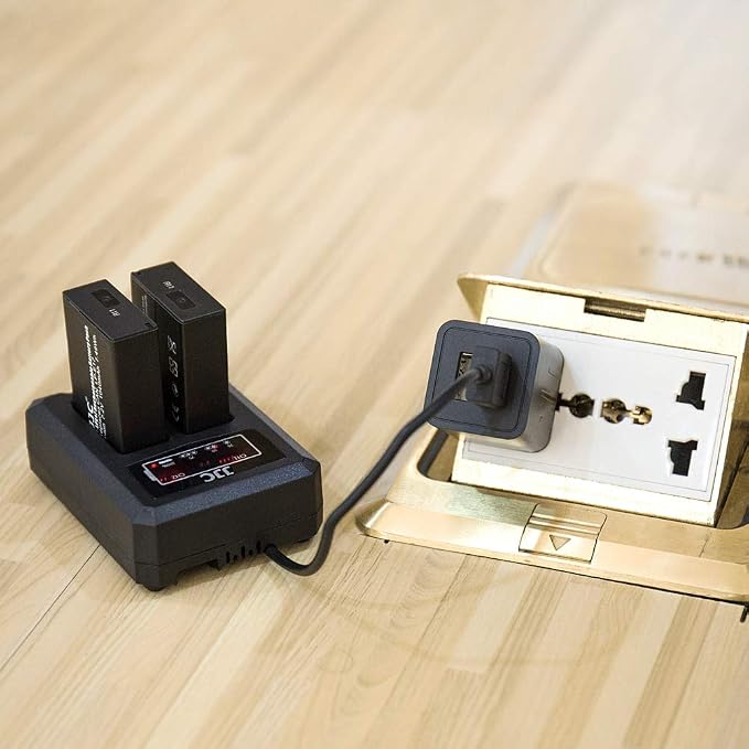 JJC LP-E17 Battery Charger USB Dual Slot