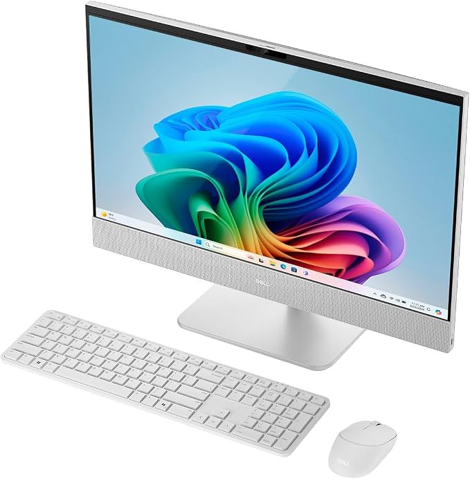 Dell 23.8" All-in-One Desktop Computer, FHD Touchscreen, Intel Core Ultra 7 Series 3 Processor, Copilot+ PC, 64GB DDR5 RAM, 4TB PCIe SSD, Wi-Fi 6E, Bluetooth 5.3, Windows 11 PRO, Wireless KB & Mouse
