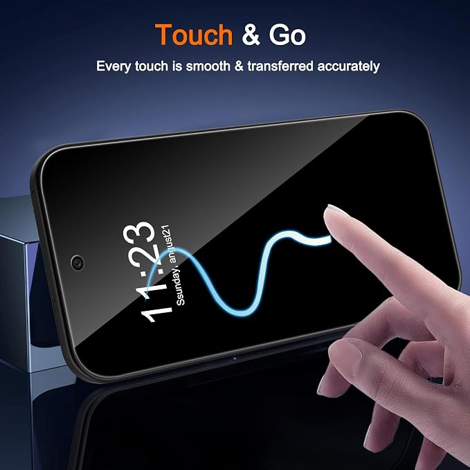 Milomdoi 3 Pack Privacy Screen Protector