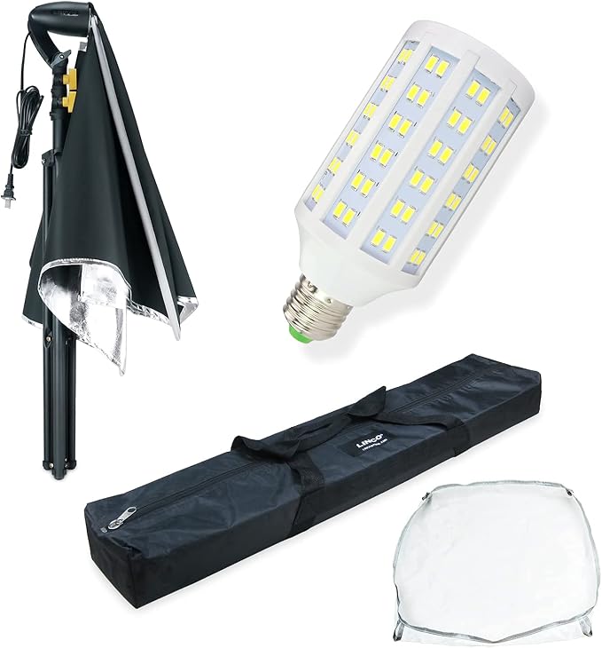 LINCO LED Softbox Photography Lighting Kit 20"x28" Professional Photography