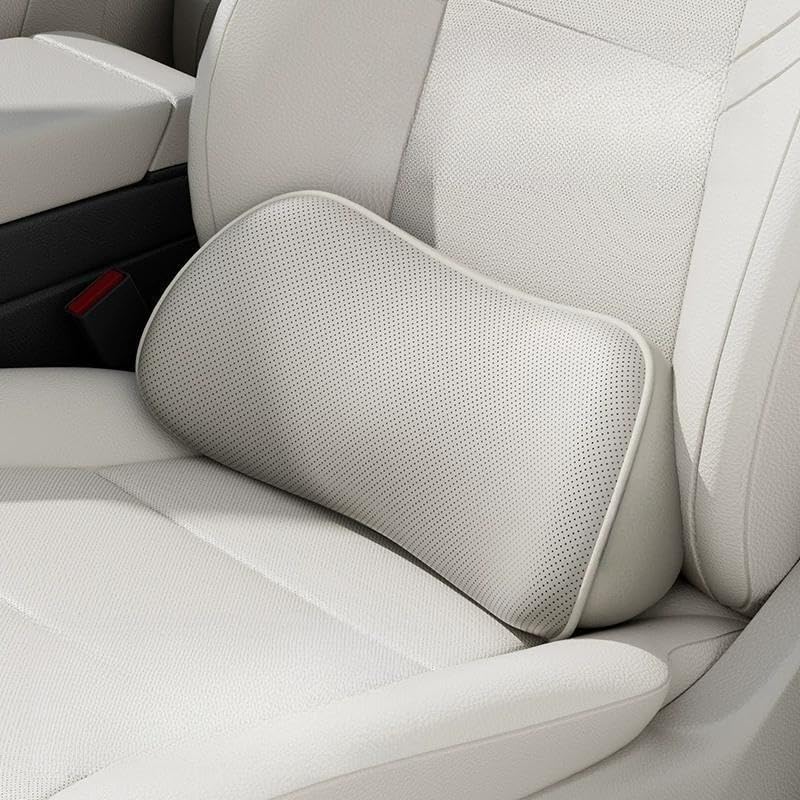 Lumbar Support Pillow for Car, Memory Foam Lumbar Pillow for Lower Back Pain Relief - Back Cushion for Driving, Chair Support for Car-Office Chair, SUV Waist Pillow - Black Suit