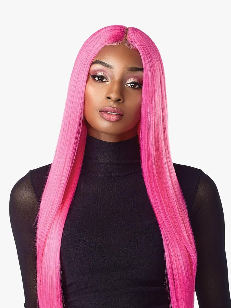 Sensationnel Lace Front Wig - Lace Front Lachan Shear Muse (Neonroyalblue)