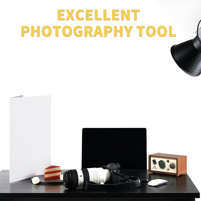 Meking Silver White Photo Backdrop Boards, 2 in 1 Light Reflectors