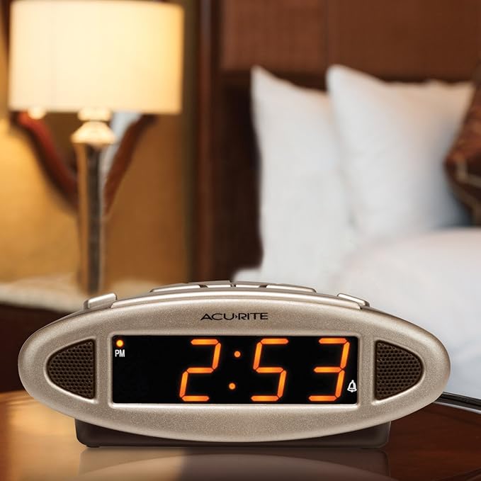 AcuRite 13027A Intelli-Time Digital Alarm Clock